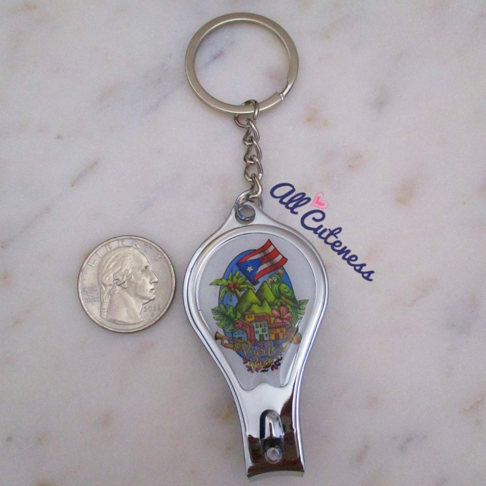 (NWOT) Puerto Rico Bottle Opener Keychain - Picture 6 of 9